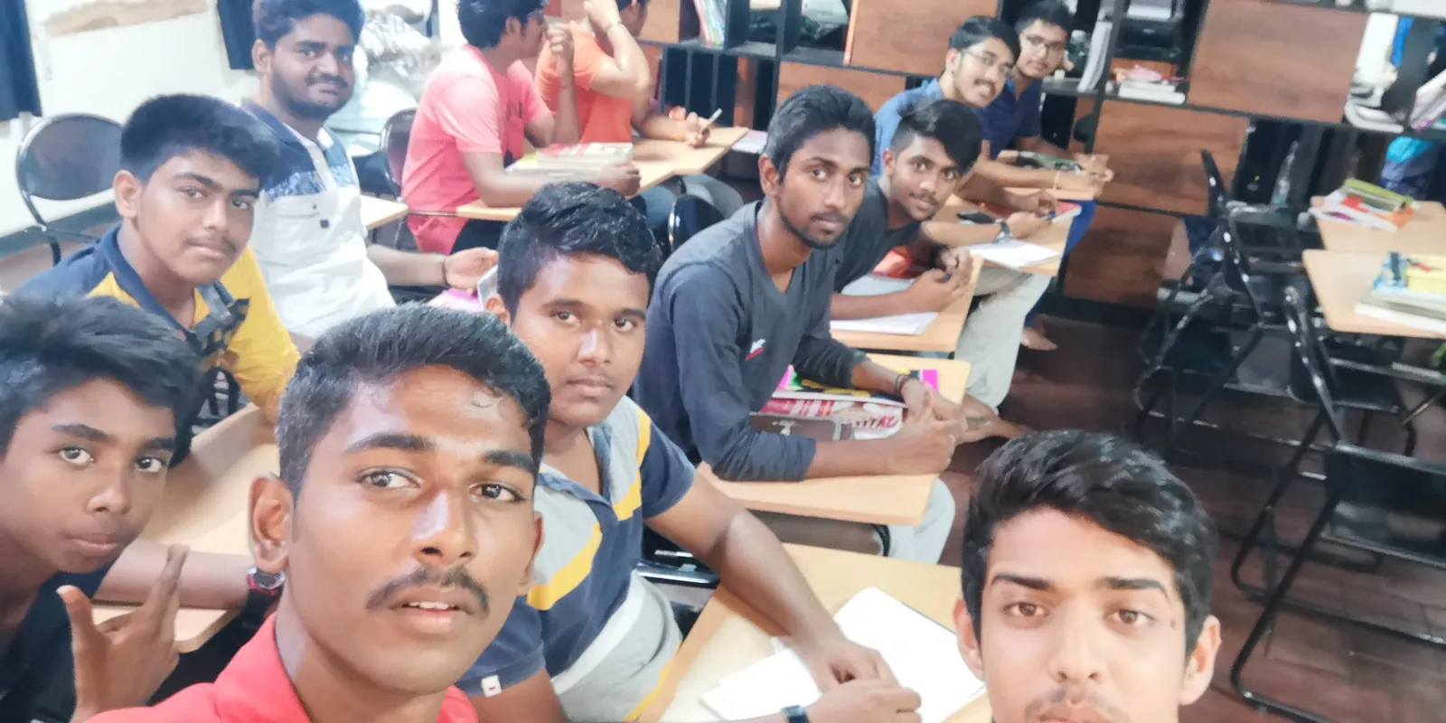 Results or toppers board at Neram Classes, Pudukkottai