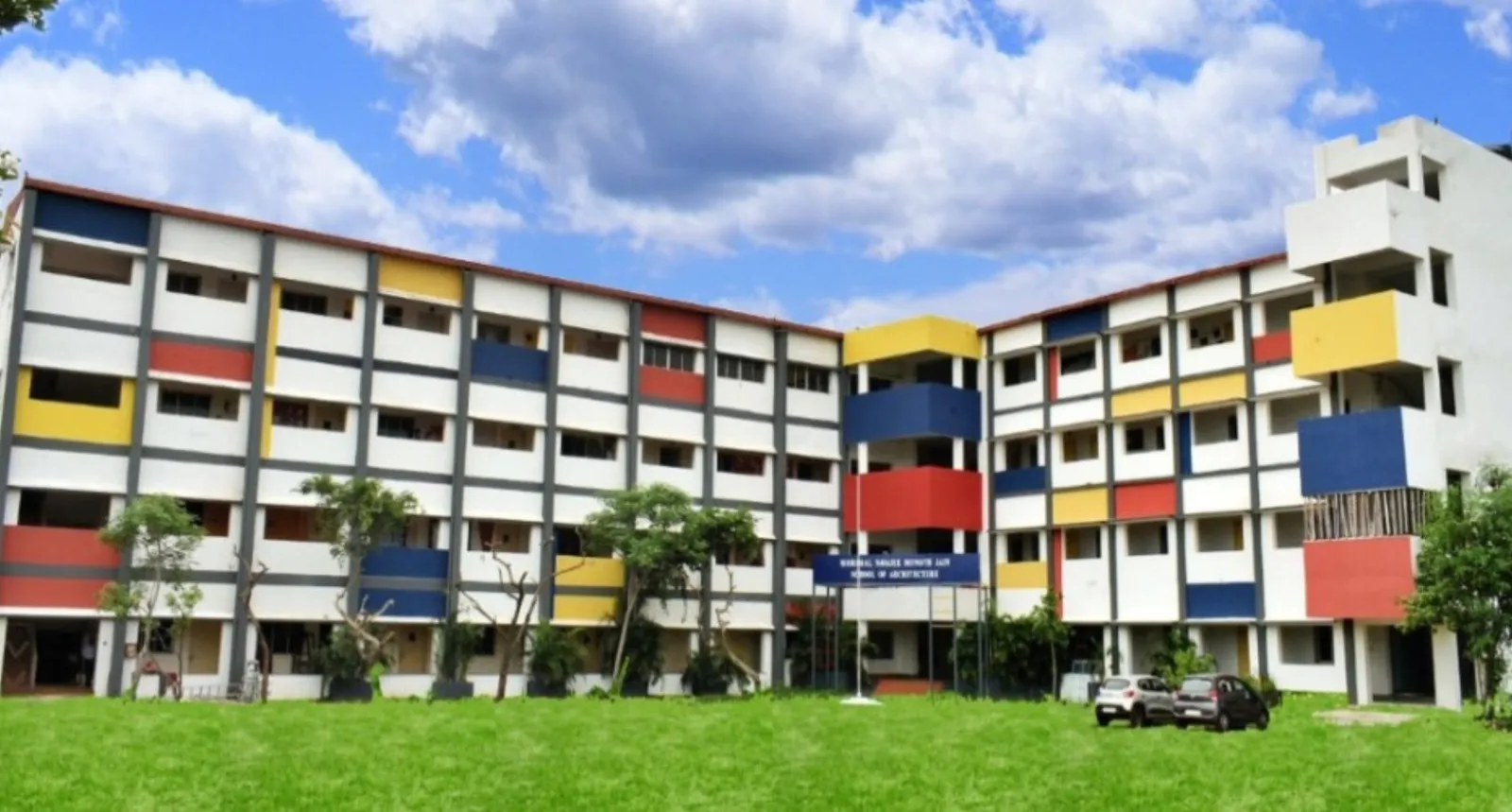 Misrimal Navajee Munoth Jain School of Architecture campus